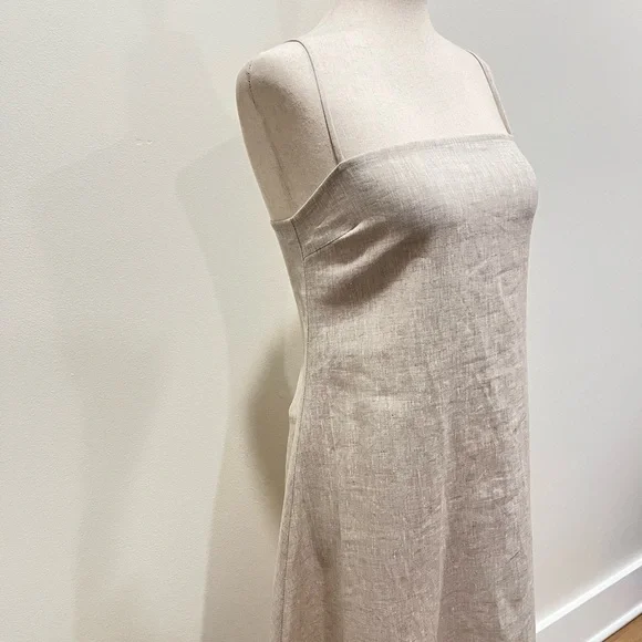 Dissh JEM NATURAL LINEN MAXI DRESS size 2 - Picture 6 of 10